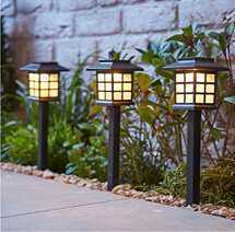 Set of 12 Super Solar Garden Lights - HB838